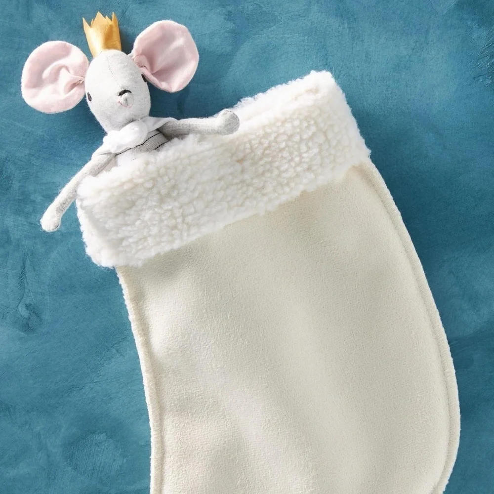 NWT Anthropologie 10x2 Studio Minature Mouse Boy Christmas Stocking